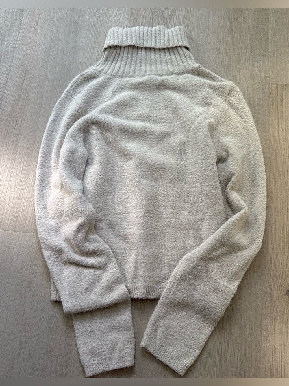 Calvin Klein Jeans Cream Turtleneck Sweater